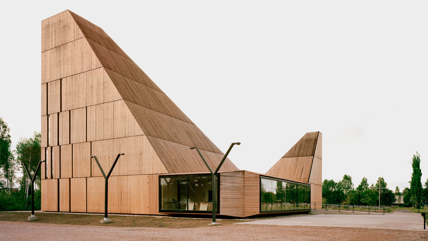 Iglesia de madera en Noruega
