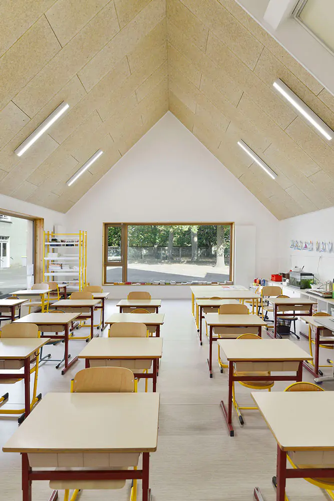 Interior de la escuela La Rouche