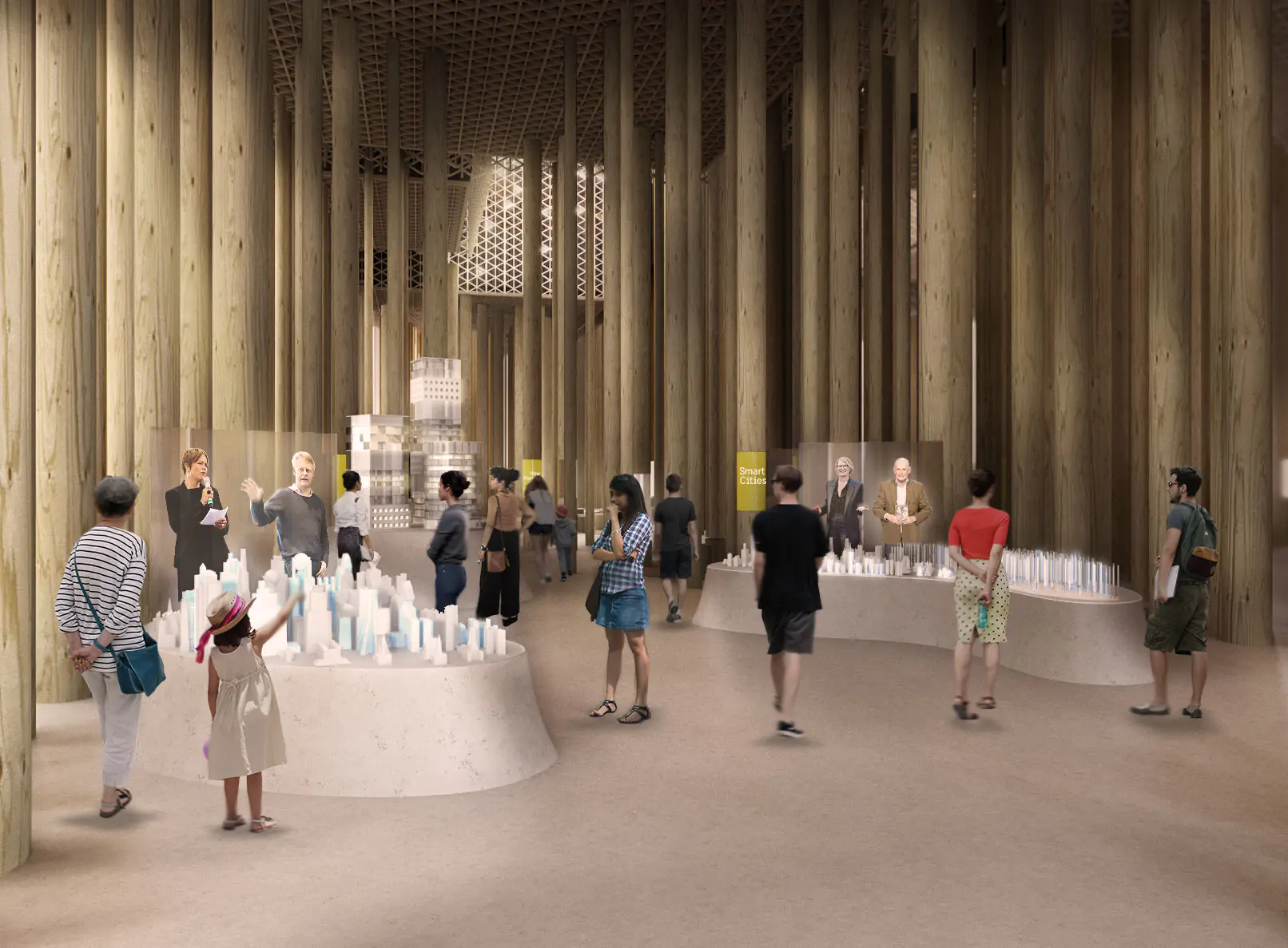El Bosque: el pabellón sueco en la Expo 2020 en Dubai - Madera21