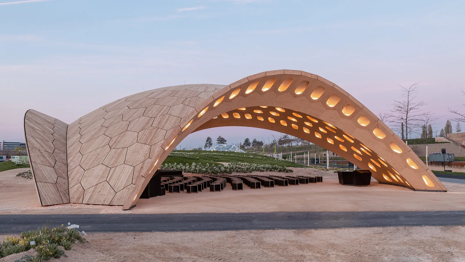 El Pabellón de Madera BUGA 2019 se convierte en un modelo de la construcción digital en madera - Madera21