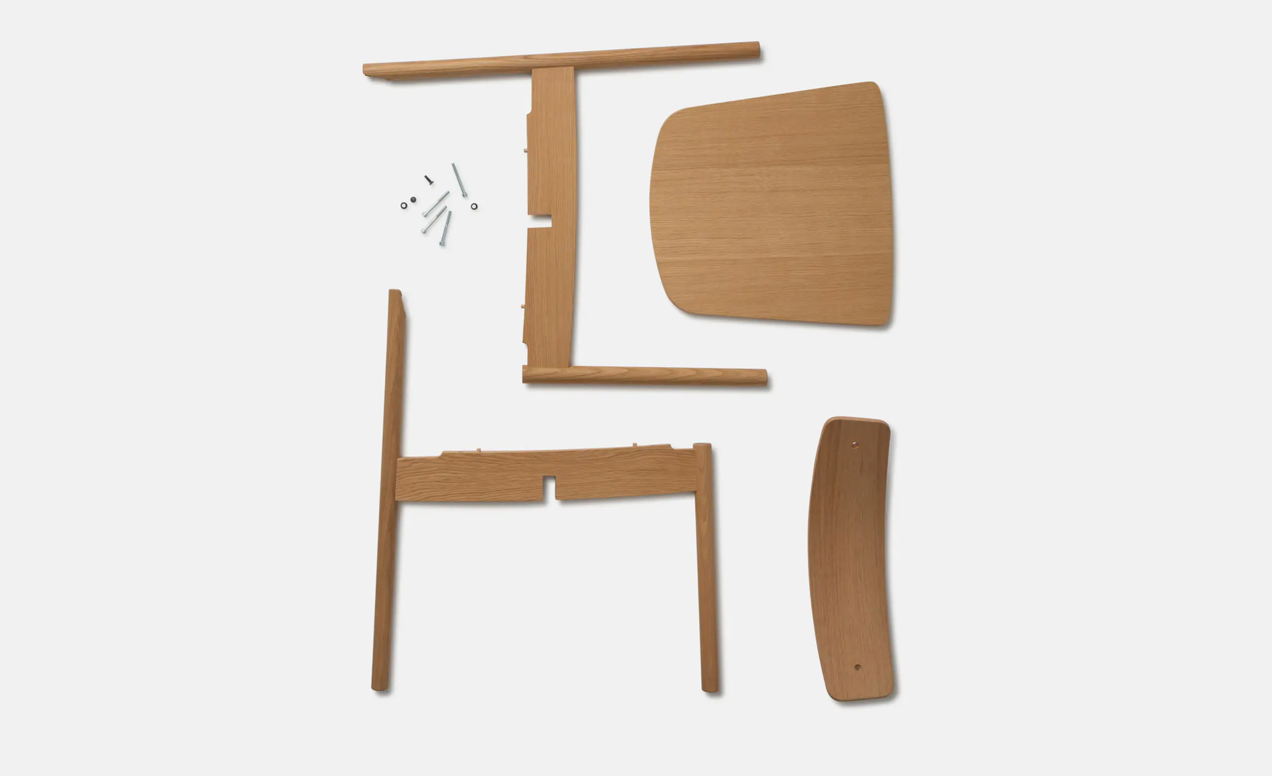 Cross Chair: El diseño de la silla de madera de PearsonLloyd que favorece el sistema de embalaje plano (flat-packed) - Madera21