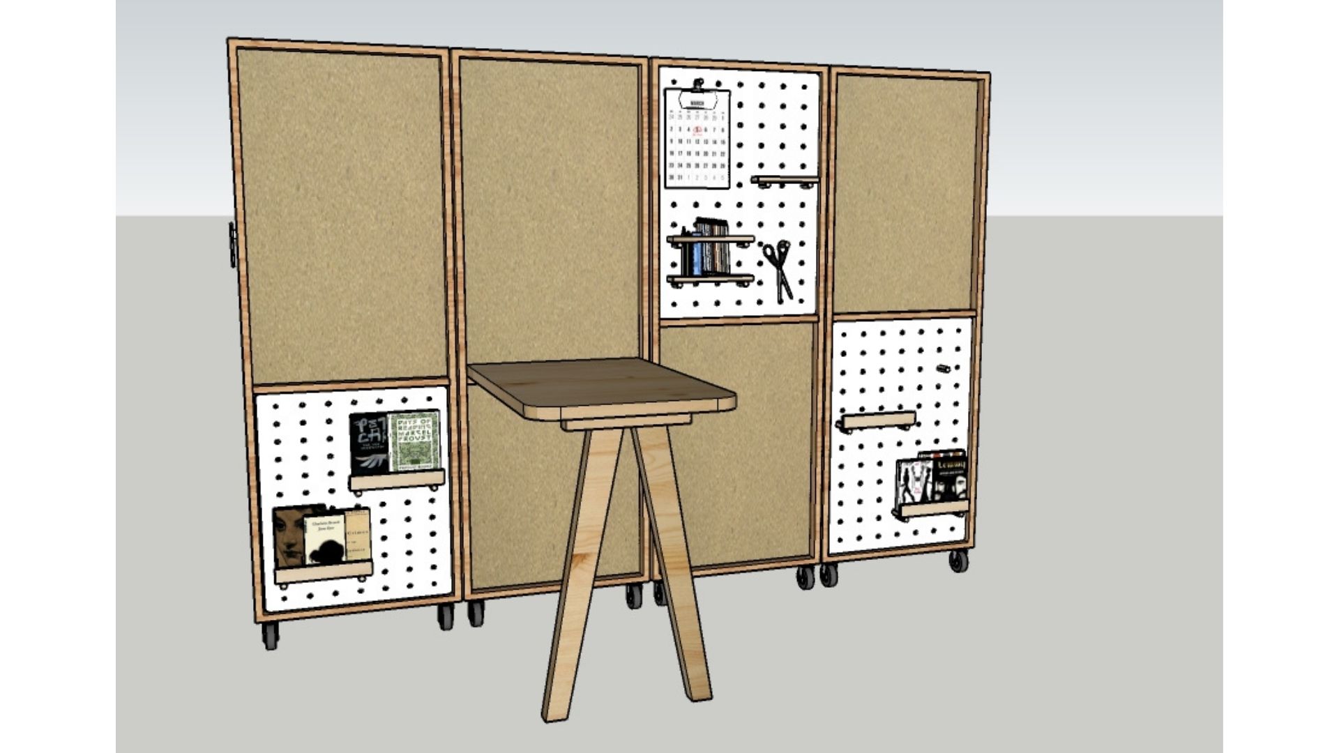 DIY Mesa de trabajo plegable - Parte 1/3 - Construcción 