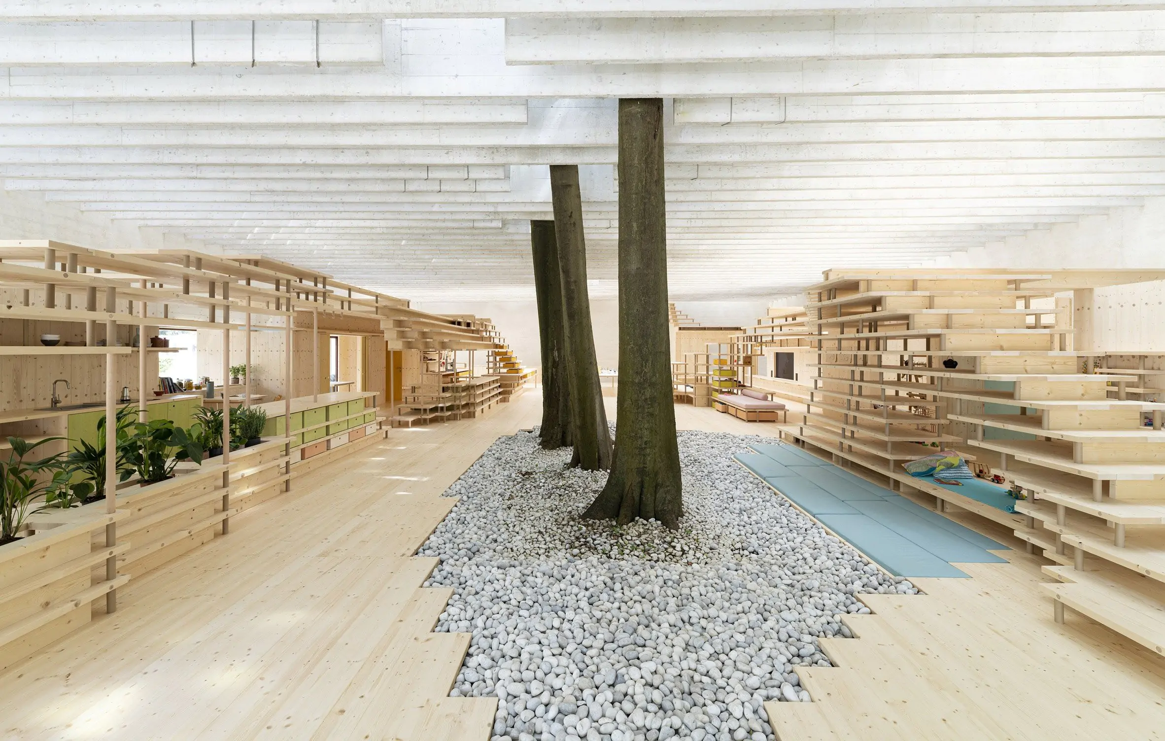 Pabellón nórdico de la Bienal de Arquitectura de Venecia propone un modelo de vivienda compartida a gran escala - Madera21