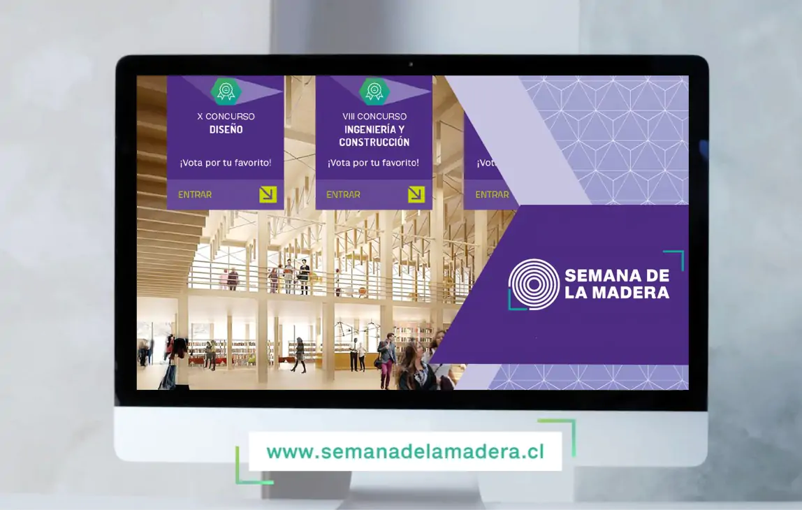El público de la Semana de la Madera escogió sus proyectos favoritos de los concursos por medio de votación online - Madera21