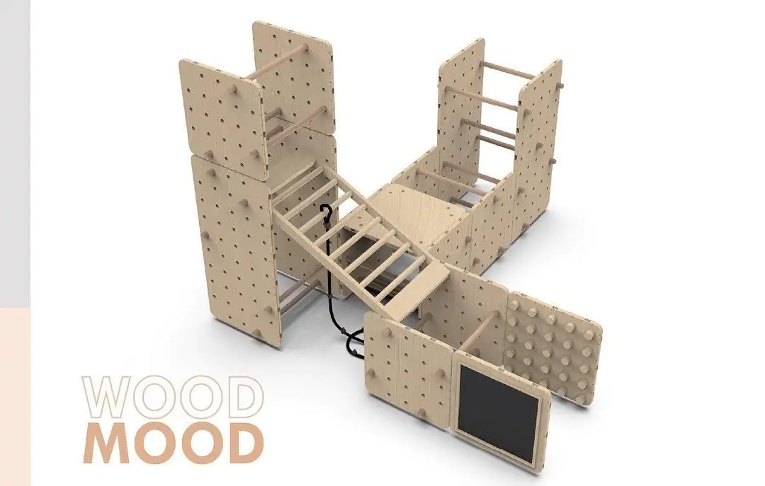Juego de construcción infantil busca la libre exploración de sus usuarios gracias a retazos de pino radiata - Madera21