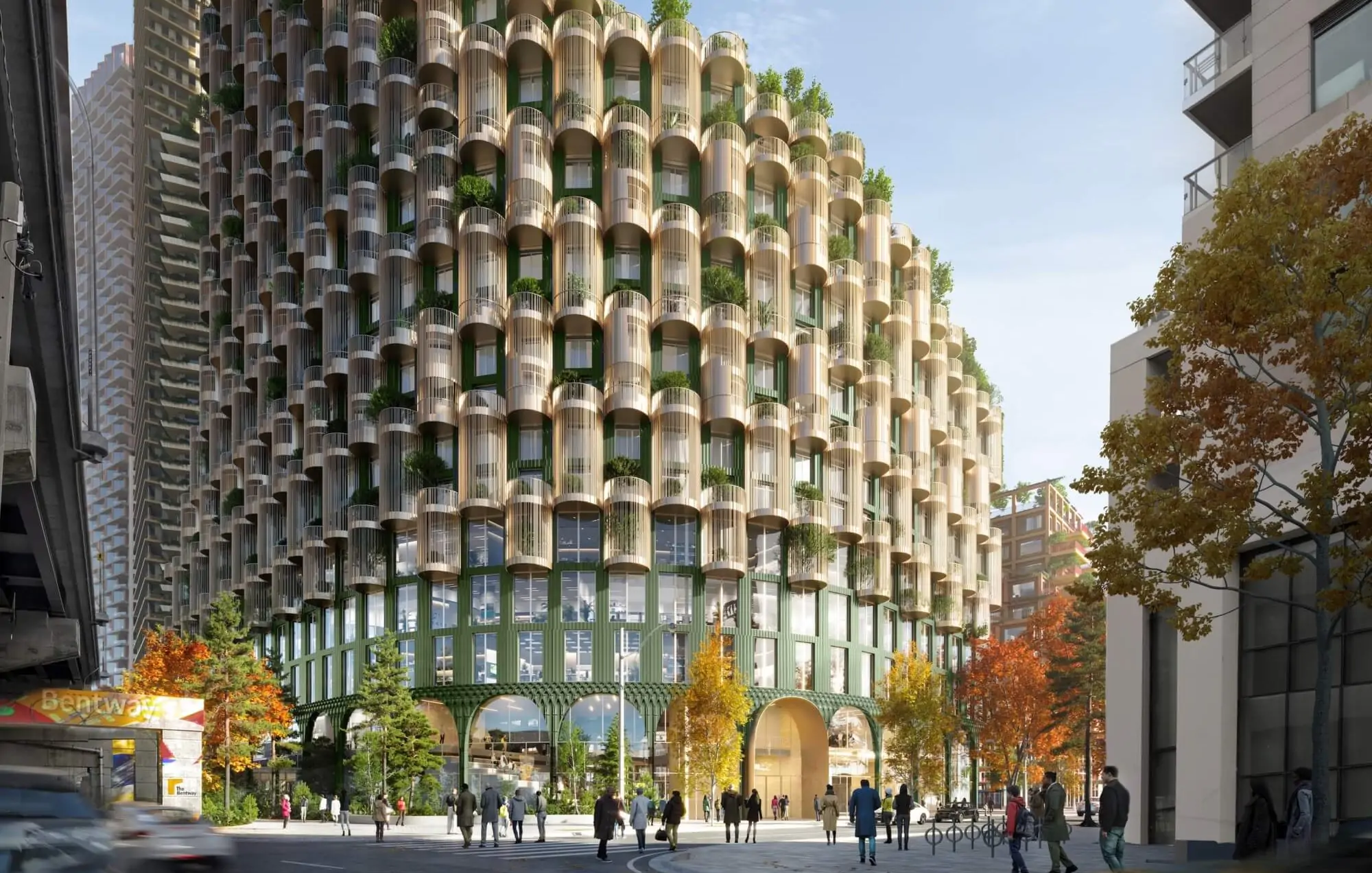 Plan de reurbanización canadiense contempla la construcción de uno de los edificios residenciales en madera más grandes del país - Madera21