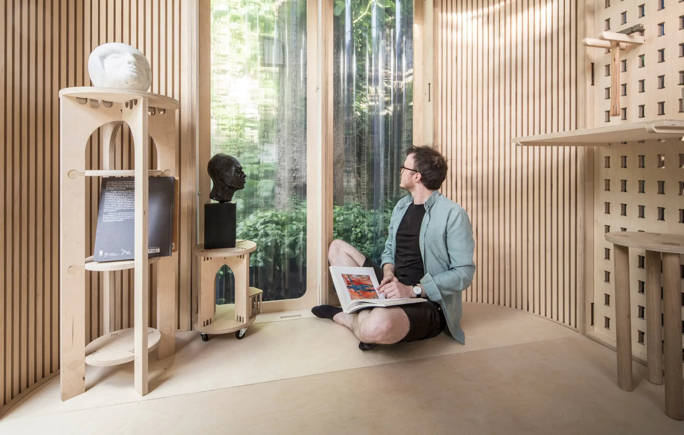 Estudio europeo crea oficina transportable con elementos modulares y prefabricados en madera - Madera21