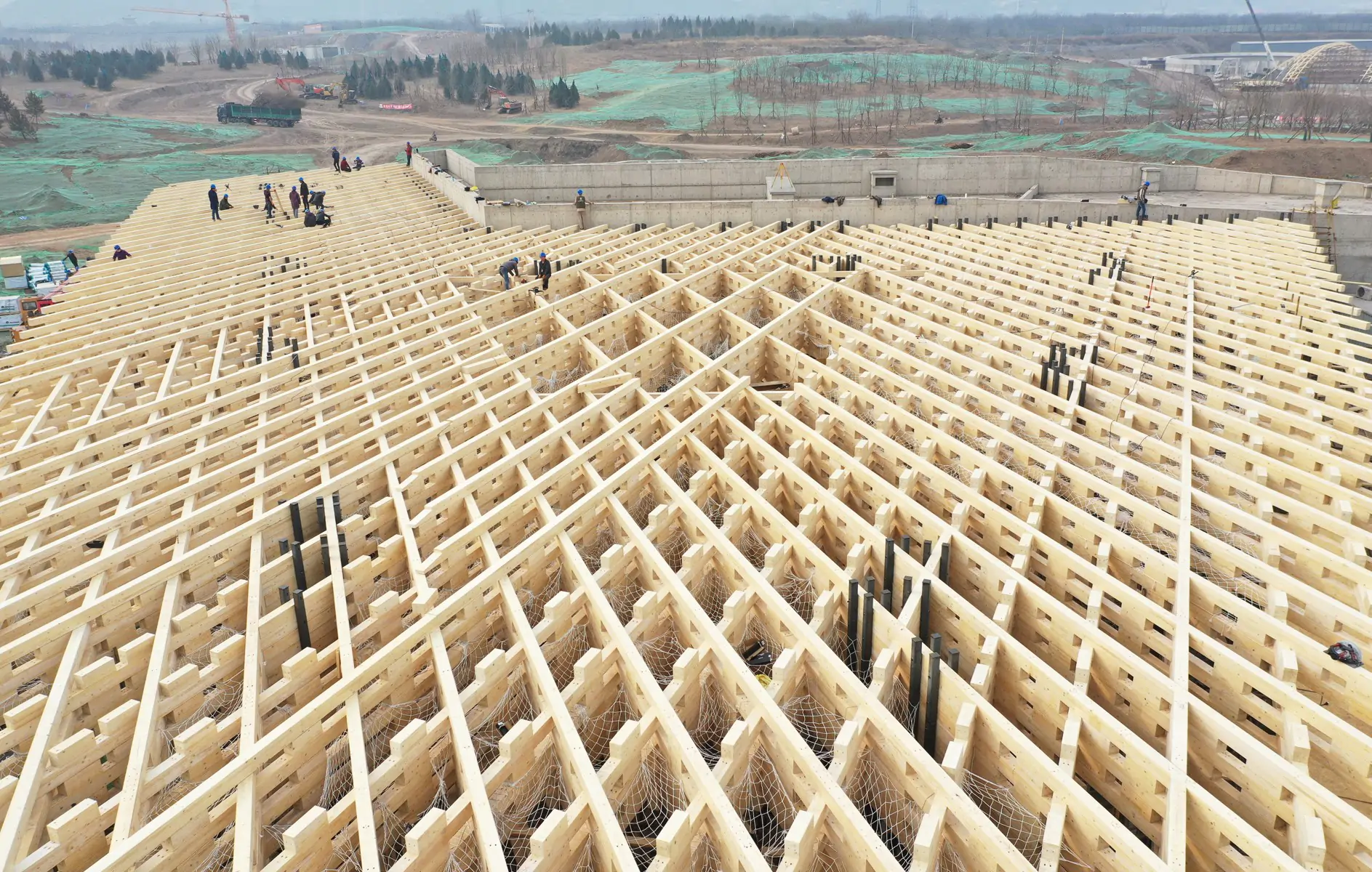 Naturaleza, arquitectura y tecnología en madera se despliegan en el Jardín Botánico de Taiyuan - Madera21