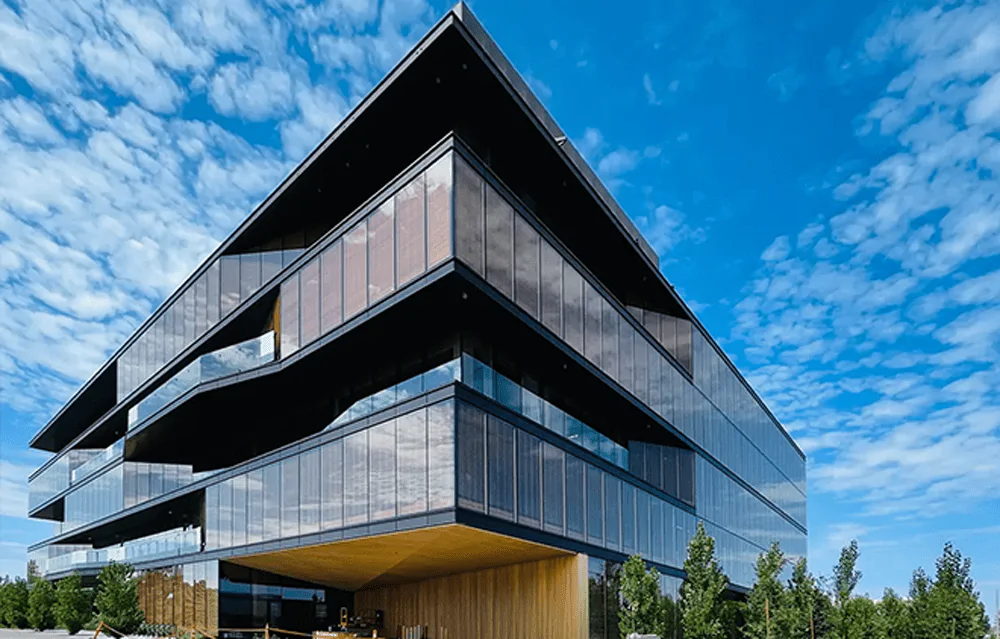 edificio de madera google