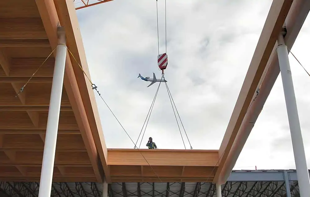 Estructura Aérea De Madera