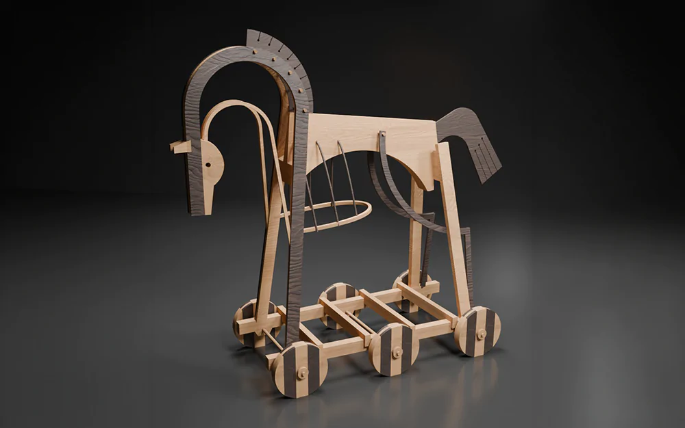 La odisea de construir un Caballo de Troya de madera a escala real - Madera21