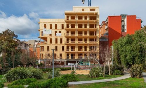 Edificio Cirerers madera