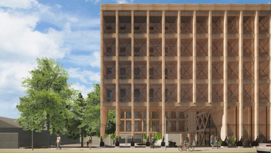 Elevación Espacios de trabajo