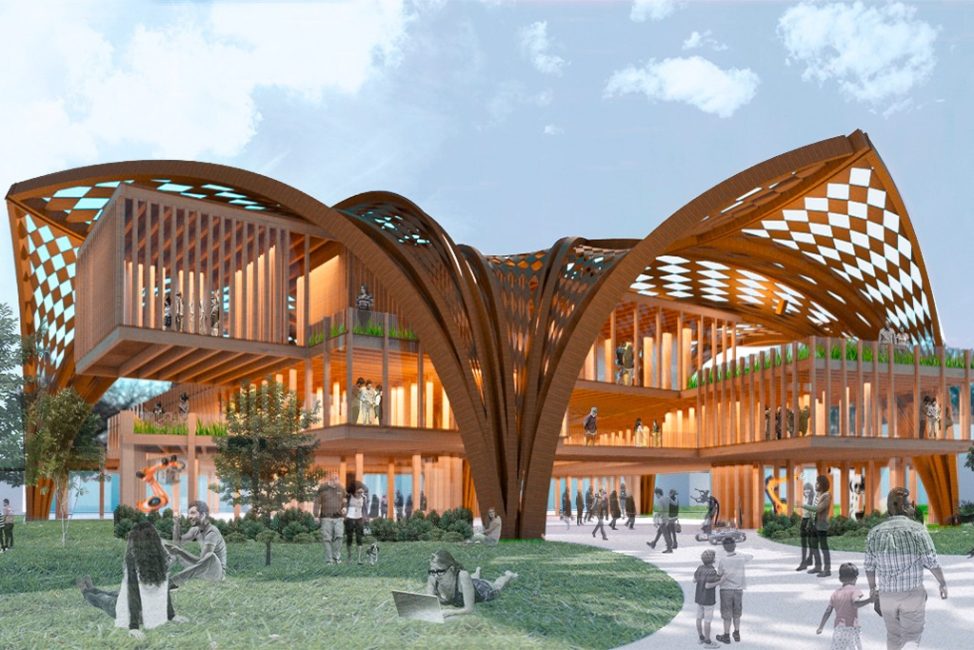 Entrada Principal_Pedagogía Robótica, construcción autodidacta Liceo Técnico Profesional en PAC