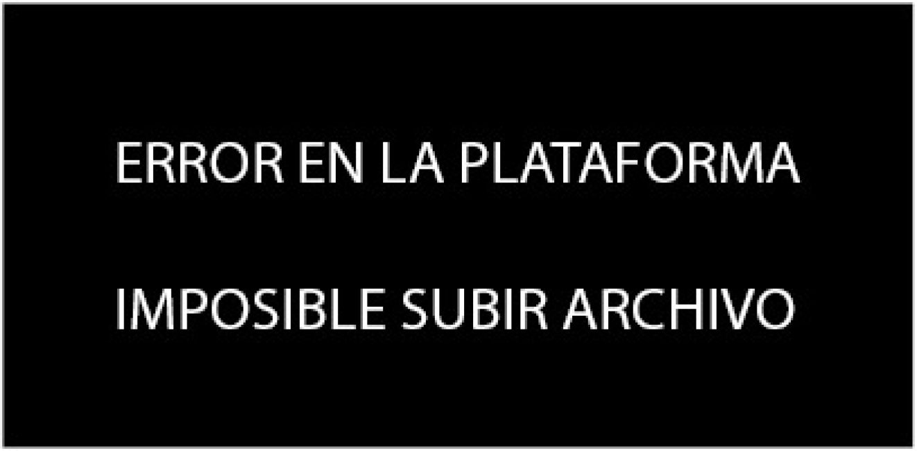 Error con plataforma, enviamos correo
