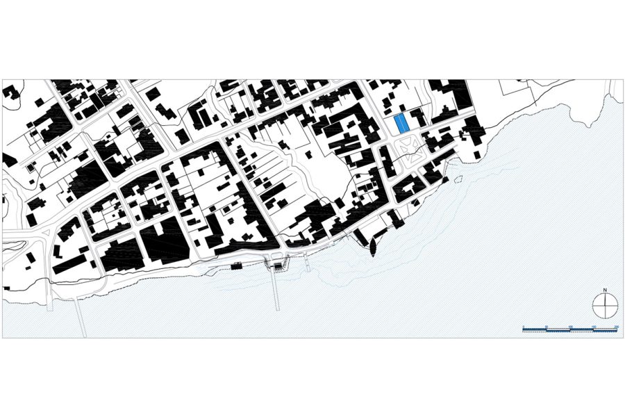 Iglesia Dalcahue-emplazamiento