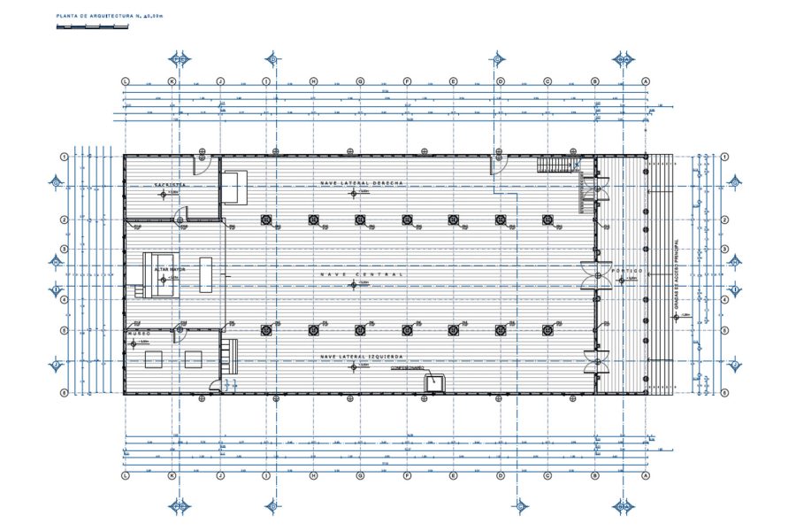 Iglesia Dalcahue-planta