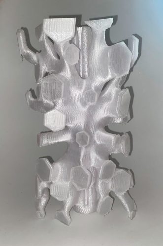 Pieza impresa frente