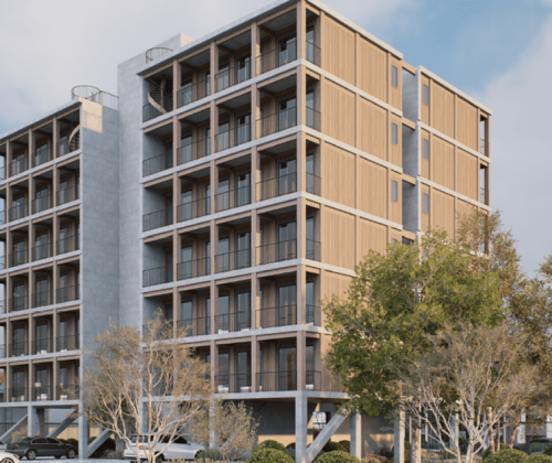 Portada-Edificio-en-madera-de-siete-pisos-para-Constitución