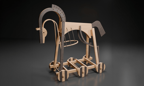Portada La odisea de construir un Caballo de Troya