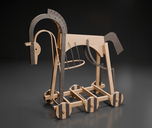 Portada La odisea de construir un Caballo de Troya