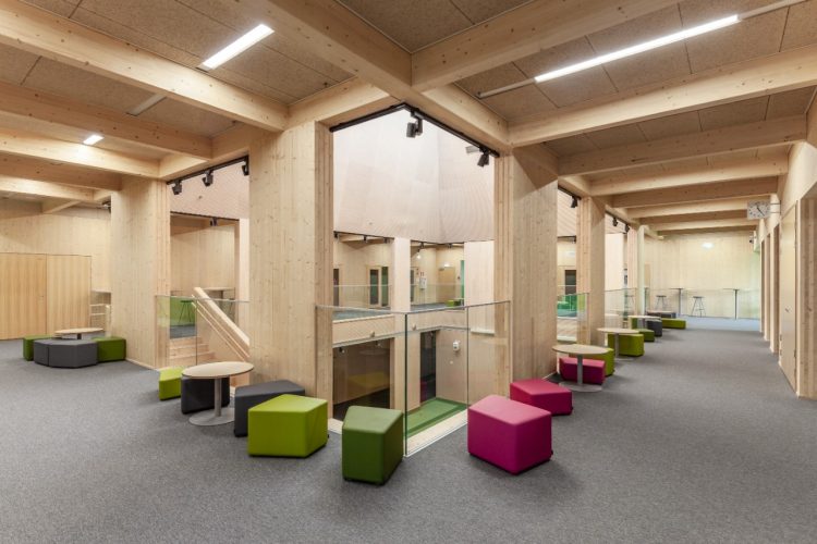 Tuupala elementary school lobby