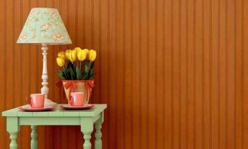 revestimiento pintado ranurado