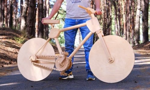 CÓMO HACER UNA BICICLETA DE MADERA QUE DURA 200 HORAS